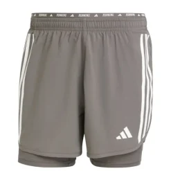 adidas Own The Run 3-Stripe 2in1 Shorts