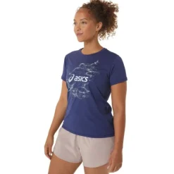 Asics Nagino Graphic Run SS Top