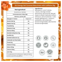 GU Energy Gel Caffeine 24x32g (Caramel Macchiato)