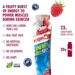 High5 Energy Gel Aqua Berry - Box 20x66g