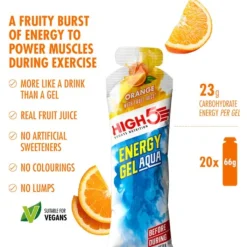 High5 Energy Gel Aqua Orange - Box 20x66g