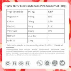 High5 Zero Pink Grapefruit - Box 8x20 Tabs