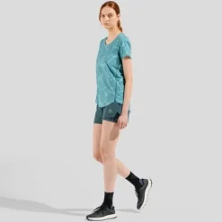 Odlo Zeroweight Chill-Tec Print T-Shirt Crew Neck