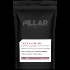 PillarPerformance Triple Magnesium Professional Recovery Powder Berry Pouch (200g)