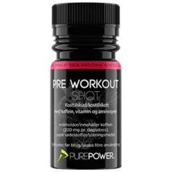 PurePower Pre-Workout Shot (PWO) 60 ml. Red Berry