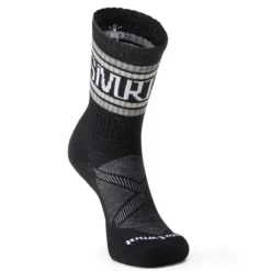 Smartwool Run Athletic Retro Stripe Crew Socks