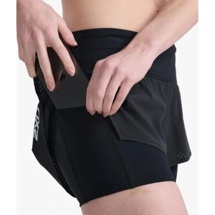 2XU Aero 2in1 4 inch Shorts