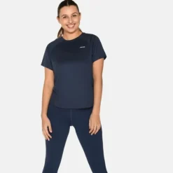 Zebdia Chest Print Sports SS Tee